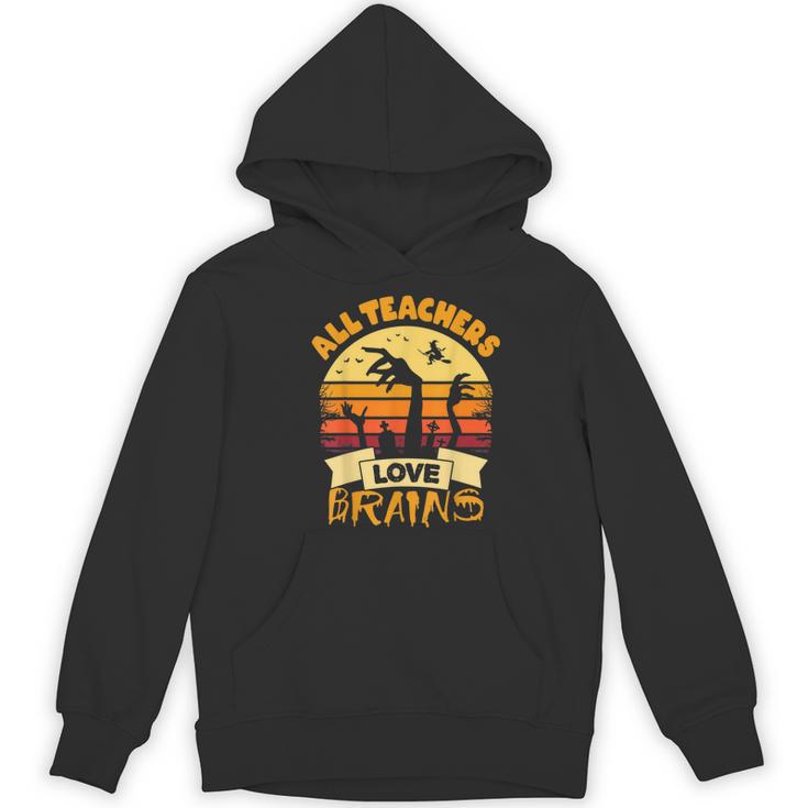 Teacher Shirts Halloween All Teachers Love Brains Women's Hoodie, novelty gifts, funny gifts Teacher Shirts Halloween All Teachers Love Brains Women's Hoodie, novelty gifts, funny gifts