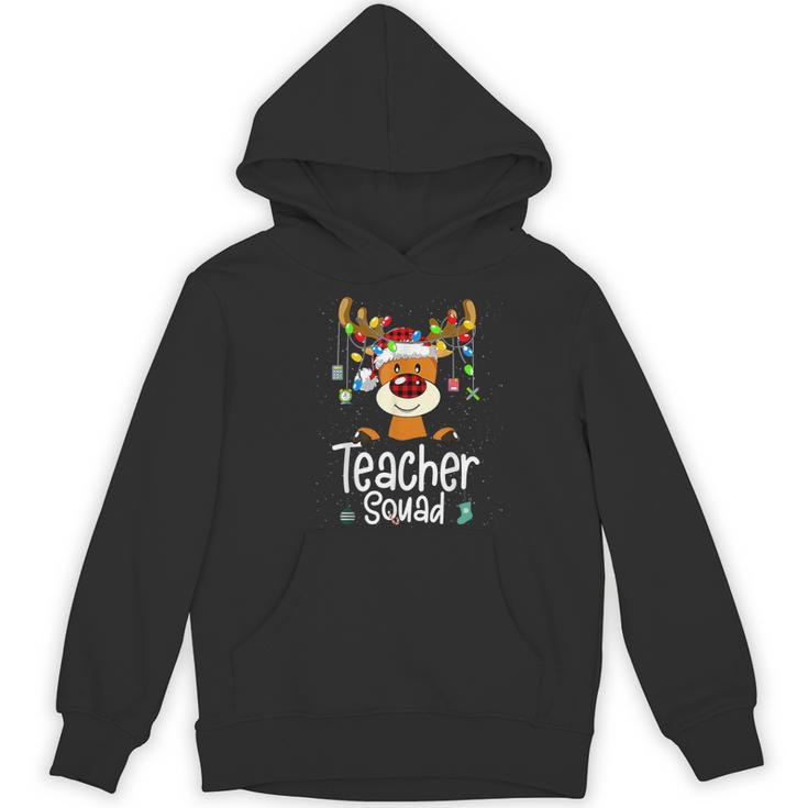 Teacher Squad Red Plaid Rudolph Reindeer Christmas Women's Hoodie, novelty gifts, funny gifts Teacher Squad Red Plaid Rudolph Reindeer Christmas Women's Hoodie, novelty gifts, funny gifts