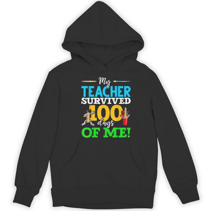 My Teacher Survived 100 Days Of Me Dab 100 Days Of School For Men Women Kids Women's Hoodie, novelty gifts, funny gifts