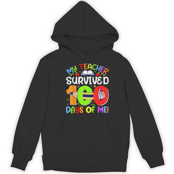 My Teacher Survived 100 Days Of Me 100 Days Of School Women's Hoodie, novelty gifts, funny gifts My Teacher Survived 100 Days Of Me 100 Days Of School Women's Hoodie, novelty gifts, funny gifts