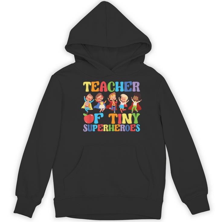 Teacher Of Tiny Superheroes Teach 100th Day Of School Women's Hoodie, novelty gifts, funny gifts Teacher Of Tiny Superheroes Teach 100th Day Of School Women's Hoodie, novelty gifts, funny gifts