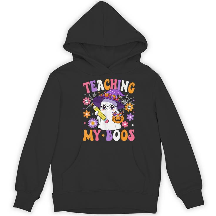 Teaching My Boos Teacher Ghost Teach Halloween Teacher Women's Hoodie, novelty gifts, funny gifts Teaching My Boos Teacher Ghost Teach Halloween Teacher Women's Hoodie, novelty gifts, funny gifts