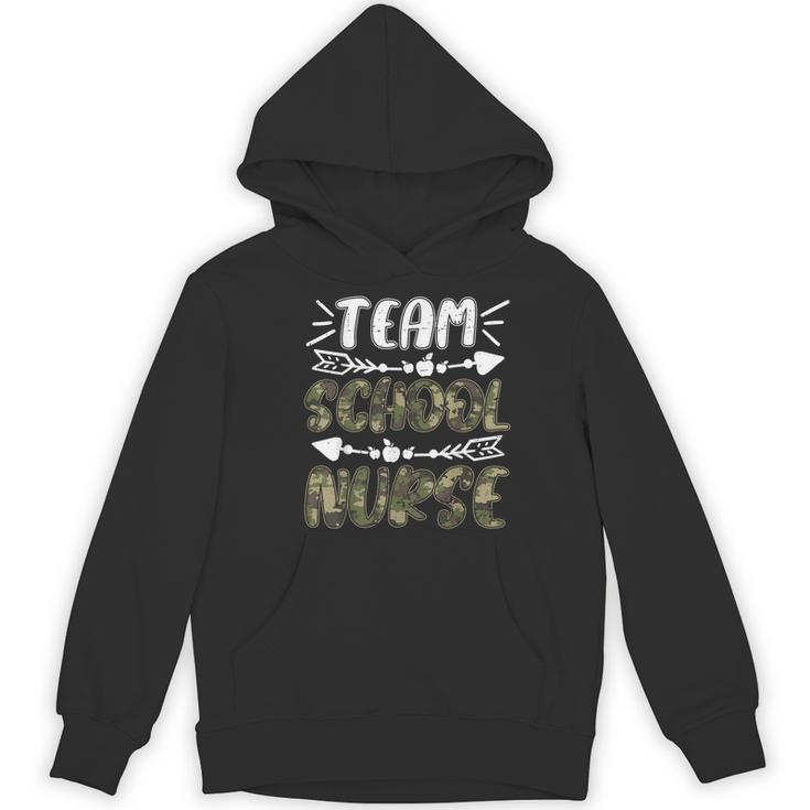 Team School Nurse Camo Teacher Student Back To School For Men Women Women's Hoodie, novelty gifts, funny gifts