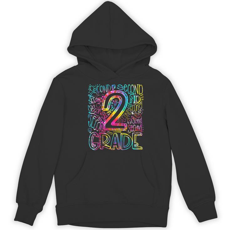 Tie Dye 2nd Grade Typography Team Second Grade Teacher Women's Hoodie, novelty gifts, funny gifts Tie Dye 2nd Grade Typography Team Second Grade Teacher Women's Hoodie, novelty gifts, funny gifts