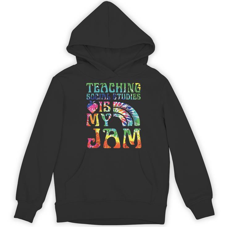 Tie Dye Teaching Social Studies Is My Jam Sunglasses Teacher Women's Hoodie, novelty gifts, funny gifts Tie Dye Teaching Social Studies Is My Jam Sunglasses Teacher Women's Hoodie, novelty gifts, funny gifts