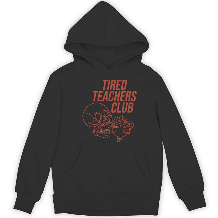 Tired Teachers Club Women's Hoodie, novelty gifts, funny gifts