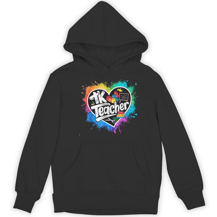 TK Teacher Transitional Kindergarten Heart Back To School Women's Hoodie, novelty gifts, funny gifts TK Teacher Transitional Kindergarten Heart Back To School Women's Hoodie, novelty gifts, funny gifts