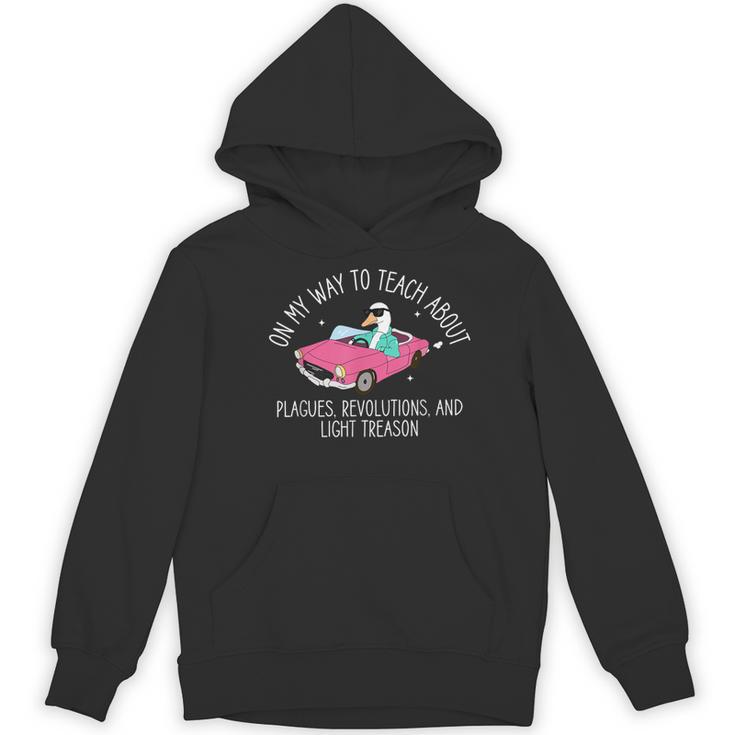 History Teacher Silly Goose Back To School Social Studies Women's Hoodie, novelty gifts, funny gifts