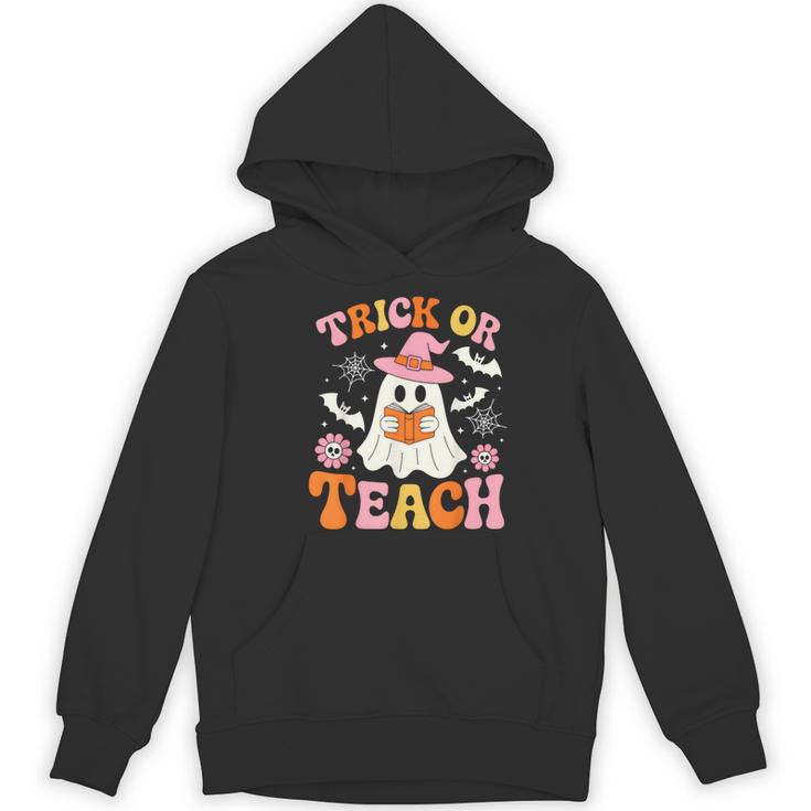 Trick Or Teach Cute Floral Ghost Teacher Halloween Costume Women's Hoodie, novelty gifts, funny gifts Trick Or Teach Cute Floral Ghost Teacher Halloween Costume Women's Hoodie, novelty gifts, funny gifts