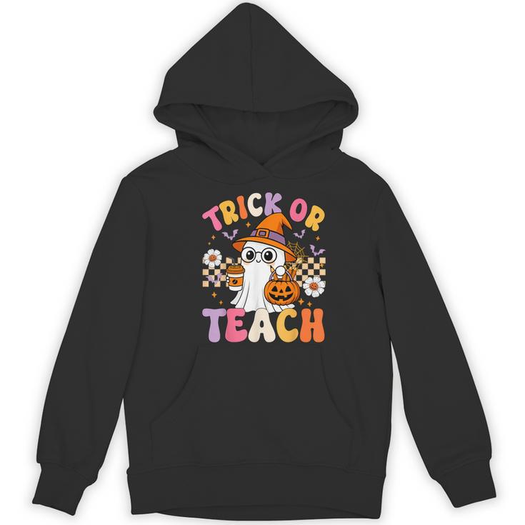 Trick Or Teach Cute Ghost Coffee Pumpkins Halloween Teacher Women's Hoodie, novelty gifts, funny gifts Trick Or Teach Cute Ghost Coffee Pumpkins Halloween Teacher Women's Hoodie, novelty gifts, funny gifts