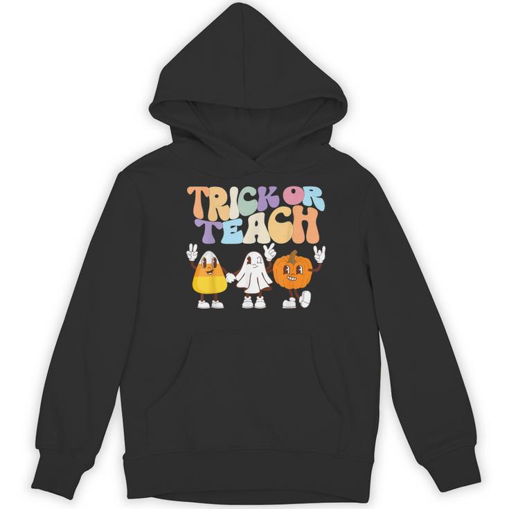 Trick Or Teach Cute Halloween Teacher Women's Hoodie, novelty gifts, funny gifts