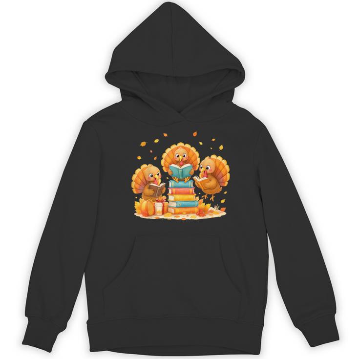 Turkey Read Books Reading Fall Thanksgiving Teacher Women's Hoodie, novelty gifts, funny gifts Turkey Read Books Reading Fall Thanksgiving Teacher Women's Hoodie, novelty gifts, funny gifts