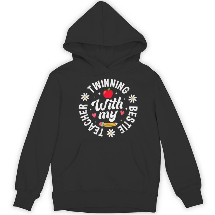 Twin Day Teacher Twinning With My Bestie Matching For Men Women Women's Hoodie, novelty gifts, funny gifts
