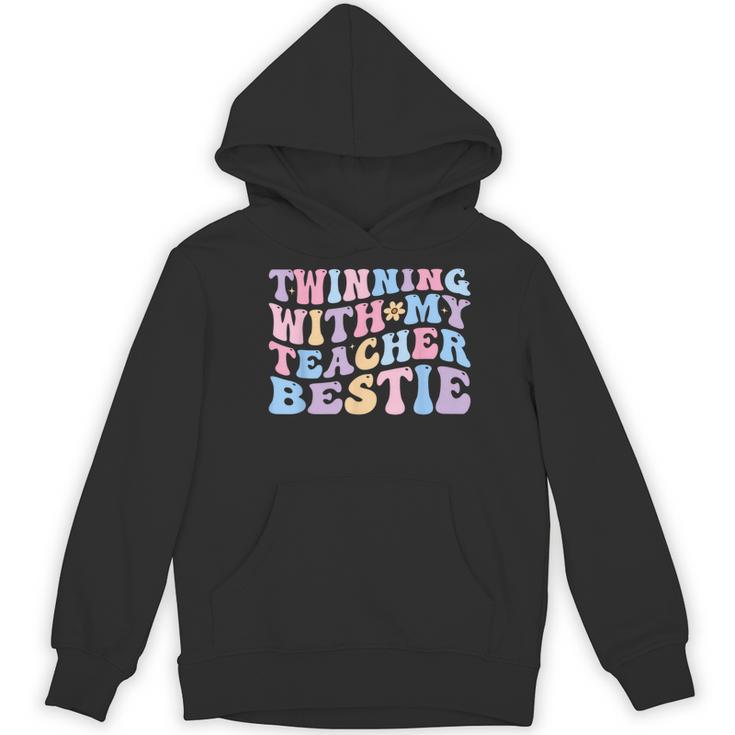 Twinning With My Teacher Bestie Teaching Partner Women's Hoodie, novelty gifts, funny gifts