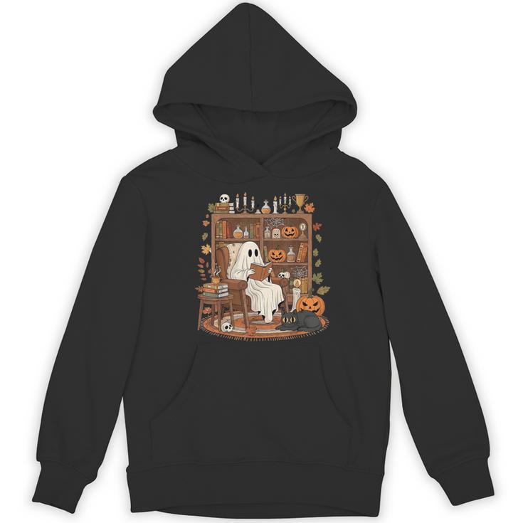 Vintage Ghost Book Reading Pumpkin Gothic Halloween Teachers Women's Hoodie, novelty gifts, funny gifts Vintage Ghost Book Reading Pumpkin Gothic Halloween Teachers Women's Hoodie, novelty gifts, funny gifts