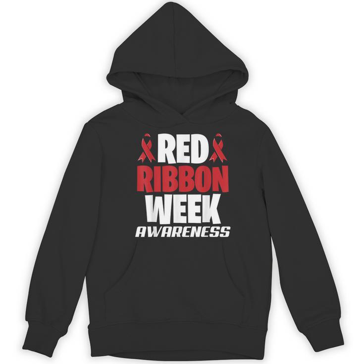We Wear Red For Red Ribbon Week Awareness Mothers Teachers Women's Hoodie, novelty gifts, funny gifts We Wear Red For Red Ribbon Week Awareness Mothers Teachers Women's Hoodie, novelty gifts, funny gifts