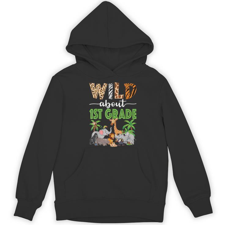 Wild About 1st Grade Teacher Student First Grade Zoo Safari Women's Hoodie, novelty gifts, funny gifts Wild About 1st Grade Teacher Student First Grade Zoo Safari Women's Hoodie, novelty gifts, funny gifts