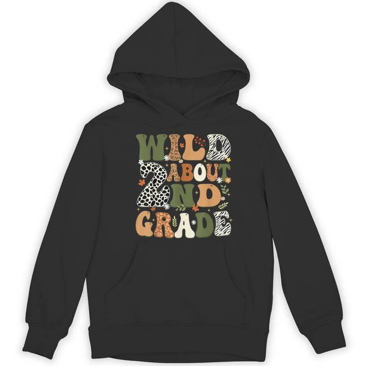 Wild About 2nd Grade Teacher Student First Day Of School Women's Hoodie, novelty gifts, funny gifts