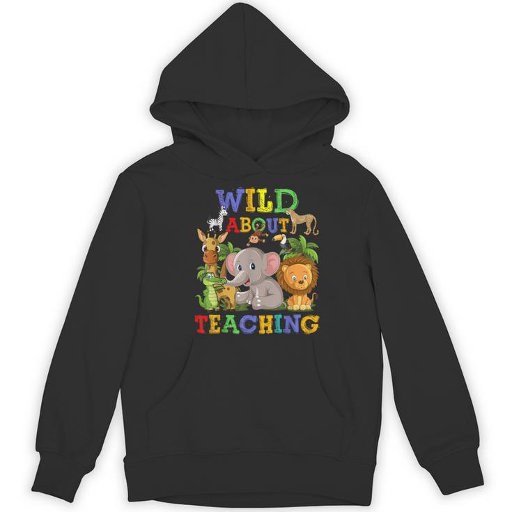 Wild About Teaching Safari Jungle School Teacher Women's Hoodie, novelty gifts, funny gifts Wild About Teaching Safari Jungle School Teacher Women's Hoodie, novelty gifts, funny gifts