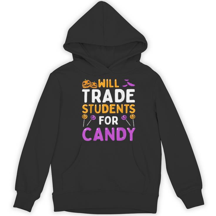 Will Trade Students For Candy Cute Halloween Costume Teacher For Men Women Kids Women's Hoodie, novelty gifts, funny gifts