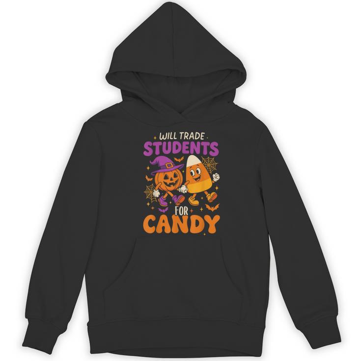 Will Trade Students For Candy Shirt Fun Candy Corn Teacher Women's Hoodie, novelty gifts, funny gifts Will Trade Students For Candy Shirt Fun Candy Corn Teacher Women's Hoodie, novelty gifts, funny gifts