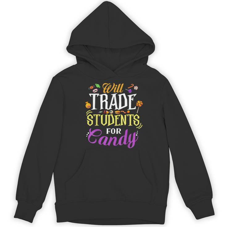 Will Trade Students For Candy Teacher Cute Halloween Costume Women's Hoodie, novelty gifts, funny gifts Will Trade Students For Candy Teacher Cute Halloween Costume Women's Hoodie, novelty gifts, funny gifts