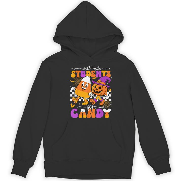 Will Trade Students For Candy Teacher Halloween Women's Hoodie, novelty gifts, funny gifts Will Trade Students For Candy Teacher Halloween Women's Hoodie, novelty gifts, funny gifts
