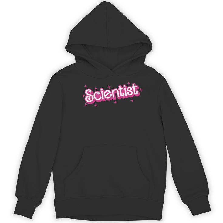 Women Retro Pink Scientist Science Teacher Back To School Women's Hoodie, novelty gifts, funny gifts