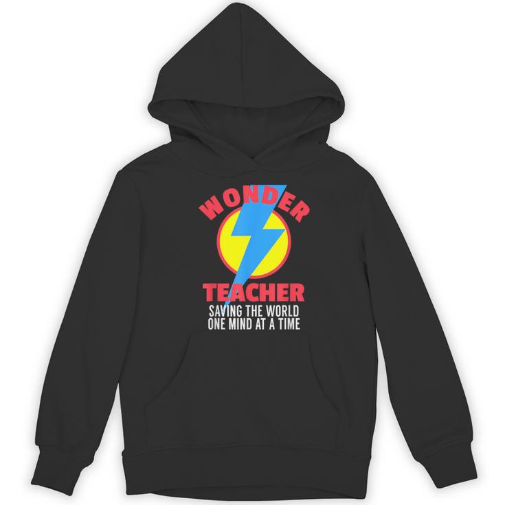 Wonder Teacher Costume Shirt Teacher Halloween Costume Tee Women's Hoodie, novelty gifts, funny gifts