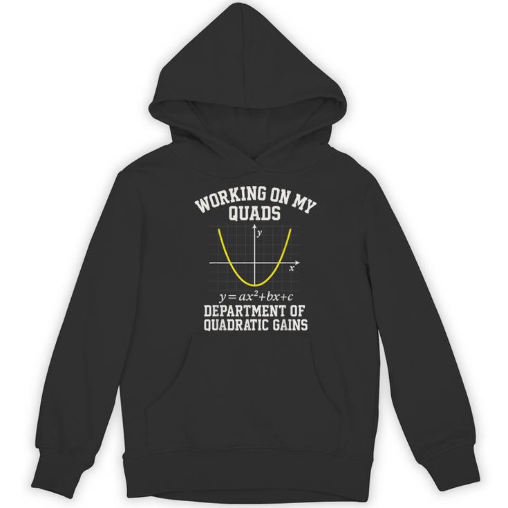 Working On My Quads Algebra Math Gym Teacher Women's Hoodie, novelty gifts, funny gifts