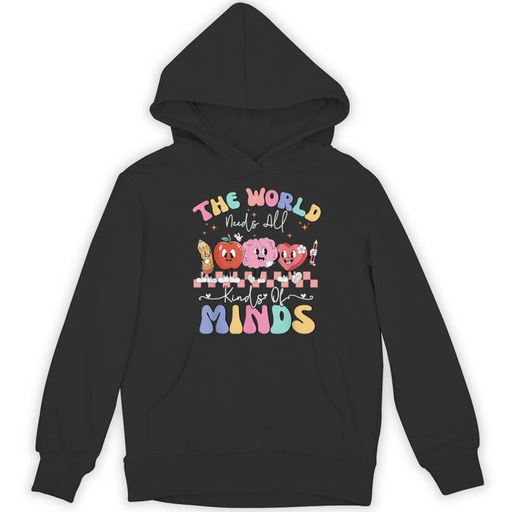 The World Needs All Kinds Of Minds Special Education Teacher Women's Hoodie, novelty gifts, funny gifts The World Needs All Kinds Of Minds Special Education Teacher Women's Hoodie, novelty gifts, funny gifts