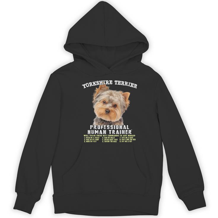 Yorkshire Terrier Yorkie Dog Professional Human Trainer Women's Hoodie, novelty gifts, funny gifts