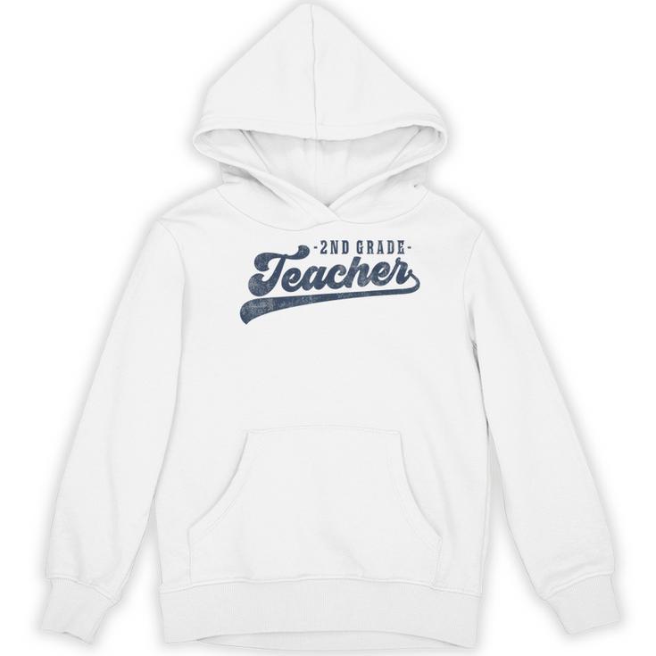2nd Grade Teacher Cute Vintage Graphic Second Grade Teacher Men Women Women's Hoodie, novelty gifts, funny gifts