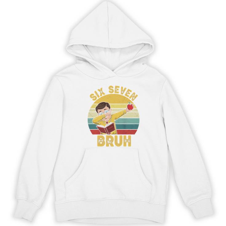 67 Meme Six Seven Bruh Retro Dabbing Teacher School Women's Hoodie, novelty gifts, funny gifts 67 Meme Six Seven Bruh Retro Dabbing Teacher School Women's Hoodie, novelty gifts, funny gifts