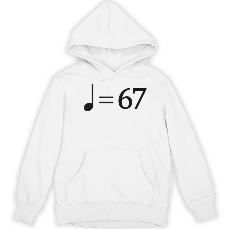 67 Music Meme Slang Musician Kids Music Teacher Women's Hoodie, novelty gifts, funny gifts