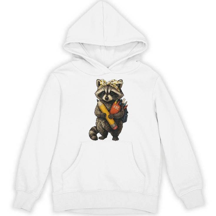 Back To School Raccoon Teachers Student Kids Women's Hoodie, novelty gifts, funny gifts