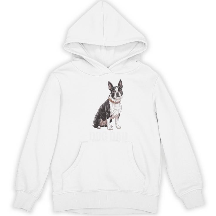 Boston Terrier Dog Dad Boston Terrier Dog Lovers Women's Hoodie, novelty gifts, funny gifts