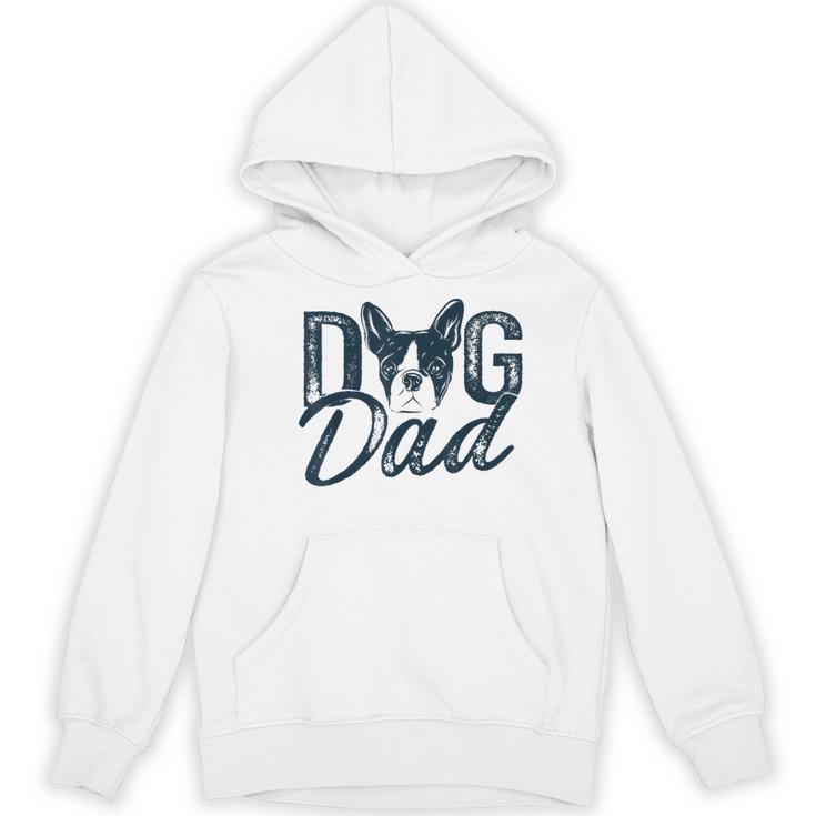 Boston Terrier Dog Dad Women's Hoodie, novelty gifts, funny gifts