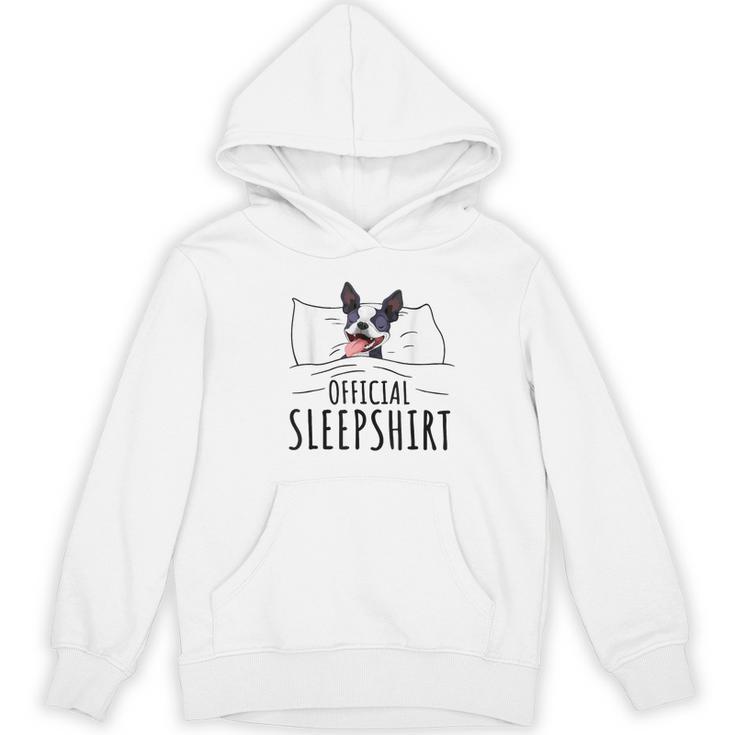 Boston Terrier Dog Lovers Sleepshirt Apparel Men Women Women's Hoodie, novelty gifts, funny gifts