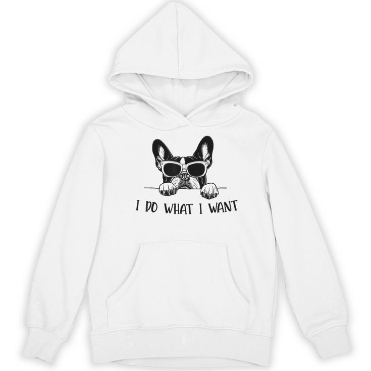 Boston Terrier Dog Owner I Do What I Want Pet Women's Hoodie, novelty gifts, funny gifts