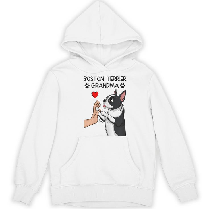 Boston Terrier Grandma Mother's Day Dog Mom Women's Hoodie, novelty gifts, funny gifts