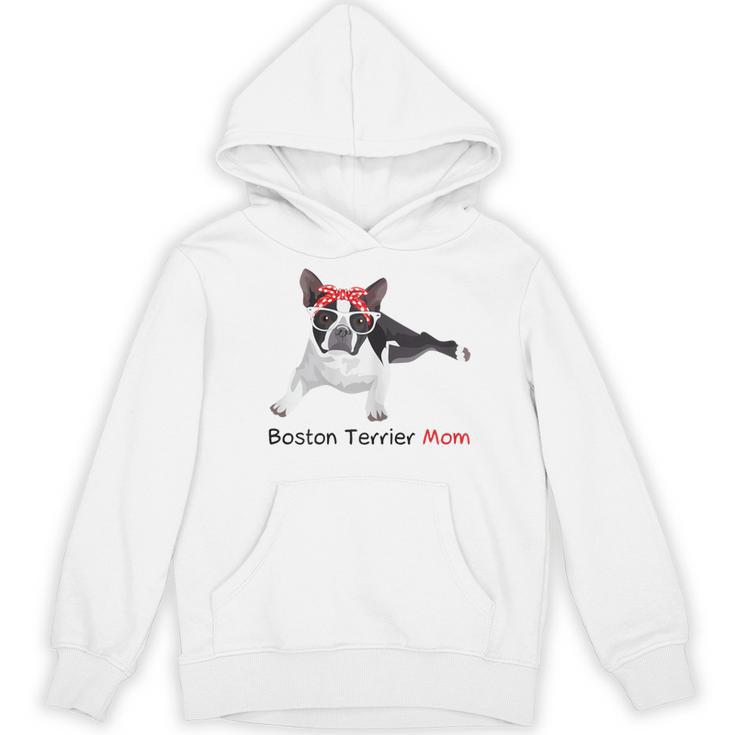 Boston Terrier Mom Bandana Boston Terrier Dog Women's Hoodie, novelty gifts, funny gifts