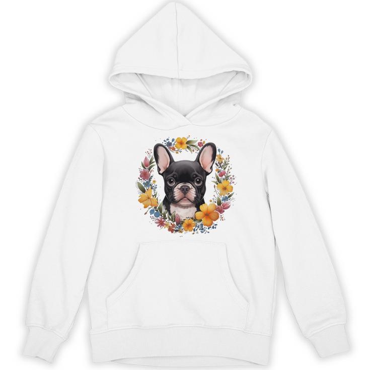 Boston Terrier Mom Floral Bostie Dog Lover Flowers Cute Women's Hoodie, novelty gifts, funny gifts