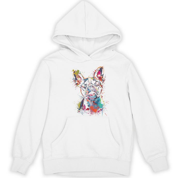 Boston Terrier Splash Women's Hoodie, novelty gifts, funny gifts