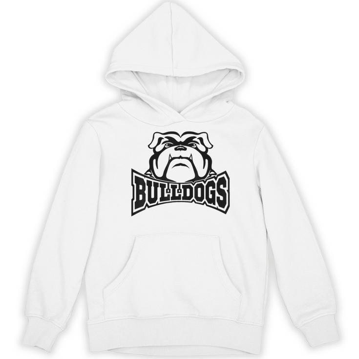 Bulldogs Teacher Student School Sports Fan Team Spirit Women's Hoodie, novelty gifts, funny gifts