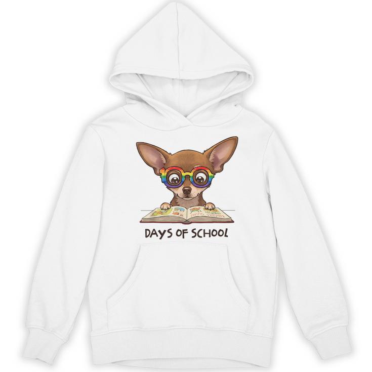 Chihuahua 100 Days Of School Rainbow Glasses Teacher Women's Hoodie, novelty gifts, funny gifts Chihuahua 100 Days Of School Rainbow Glasses Teacher Women's Hoodie, novelty gifts, funny gifts