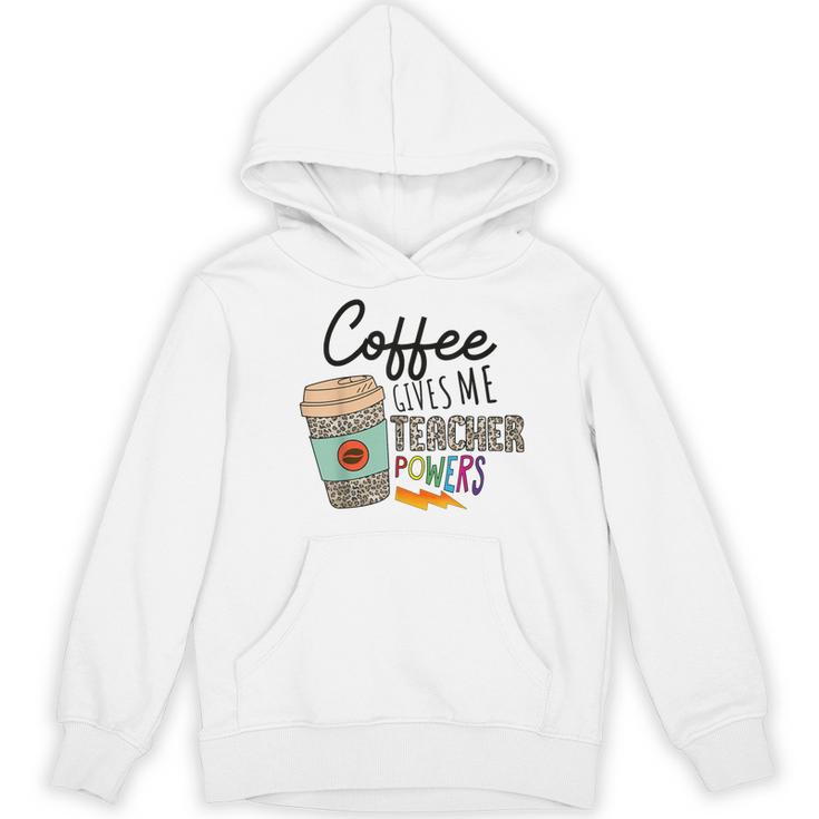 Coffee Gives Me Teacher Power Teacher Elementary Women Women's Hoodie, novelty gifts, funny gifts Coffee Gives Me Teacher Power Teacher Elementary Women Women's Hoodie, novelty gifts, funny gifts