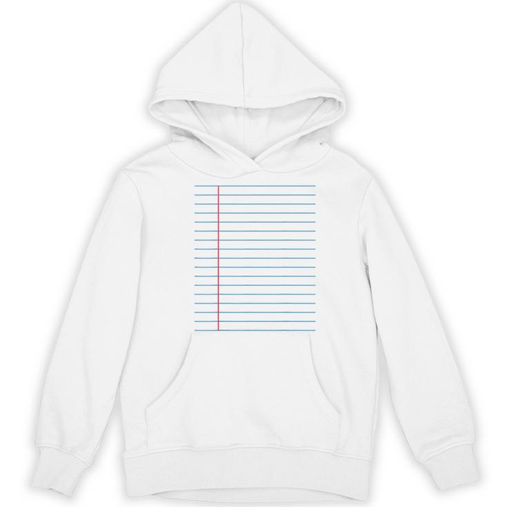 College Ruled Lined Paper Student Teacher Professor Costume Women's Hoodie, novelty gifts, funny gifts College Ruled Lined Paper Student Teacher Professor Costume Women's Hoodie, novelty gifts, funny gifts