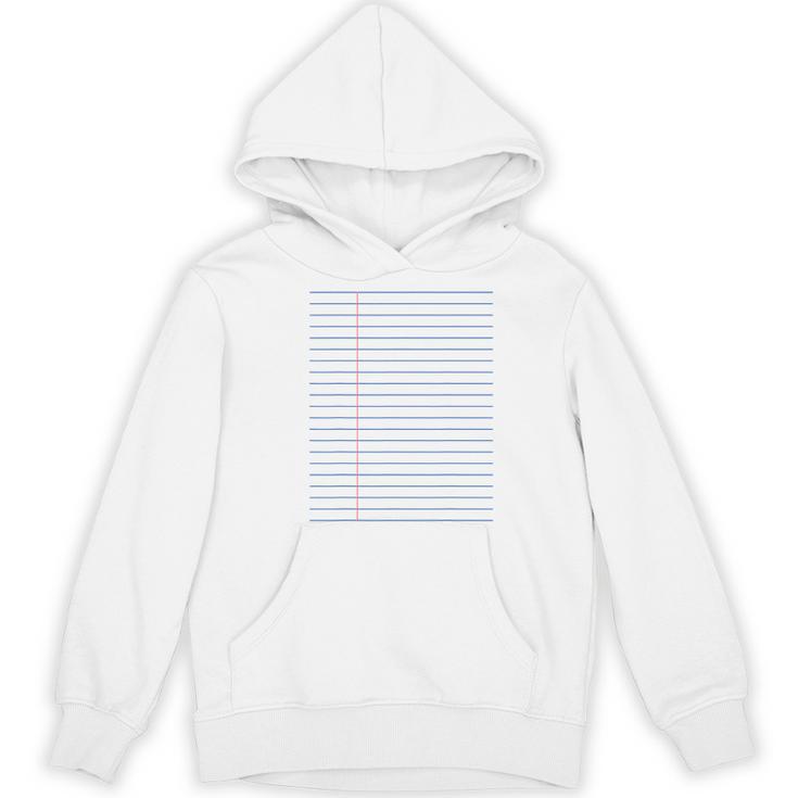 Colleged Ruled Paper Lined Writer Student Professor Teacher Women's Hoodie, novelty gifts, funny gifts Colleged Ruled Paper Lined Writer Student Professor Teacher Women's Hoodie, novelty gifts, funny gifts