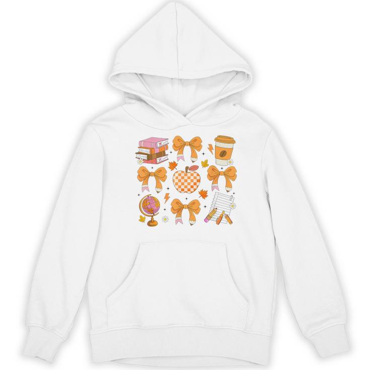Coquette Bow Teacher Thanksgiving Fall Autumn Girls Women Women's Hoodie, novelty gifts, funny gifts Coquette Bow Teacher Thanksgiving Fall Autumn Girls Women Women's Hoodie, novelty gifts, funny gifts